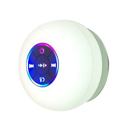 Bathroom Waterproof Wireless LED Bluetooth Speaker 